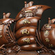 Ji Shan Yuan Smooth Sailing Sailing Ornament Dragon Boat Home Living Room Office Company Housewarming Decoration Opening Craft Gift Extra Large Smooth Sailing (Wood Grain Color)