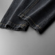 Romon (Romon) Business Casual Straight Jeans Männer Anti-Falten-Mikro-Slide Formale Wear Herren große Hosen 9911 Dunkelblau 34