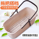 Xiaodeng mop pool thickened plastic mop pool household simple wash mop mop pool with under-drainage HFH large - single barrel + filter plate (khaki color)