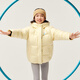 ASICS (ASICS) Ropa para niños Chicas de tres a prueba de chicas de tres a prueba Invierno 2024 Chaqueta de pan de manga de hojaldre suelto 334241074003