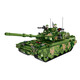 Senbao building blocks compatible with Lego building blocks Large 99A main battle armored tank vehicle assembled boys toy remote control military model Static/manually fire bullet 96 tank