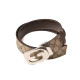 
GUCCI Gucci men's belt fashion double-sided men's belt Coffee 245861 KGDHN 9767 110