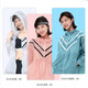 Antarctic Sun Protection Clothing Women's Anti-UV Women's Outdoor Summer Breathable Sun Protection Clothing Jacket Lightweight Quick-Drying Skin Clothing Windbreaker White (Female) - Mid-Length 553 S