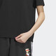 阿迪达斯（adidas）短袖T恤女装夏季新款运动服经典简约舒适宽松透气休闲圆领半 IP3878黑色 S
