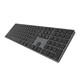 B. FRIENDit wireless Bluetooth keyboard dual-mode rechargeable, light and silent aluminum alloy computer notebook iPad tablet universal, gaming office IOS Mac system dedicated keyboard [Space gray] [Aluminum alloy] [Wired + Bluetooth dual-mode]