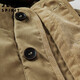 
Jeep (JEEP) Jeep Cotton Clothes Men's Mid-Length Winter Plus Fleece Thickened Removable Inner Boat Hooded Jacket Large Size New Multi-Bag JC0089 Khaki L