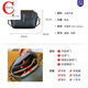 Campuskitten echter Leder-Frauenbag 2024 Neue Modetrendy-Muschel-Tasche Leichtes Mini One-Shoulder Crossbody Tasche Klassische vielseitige kleine Tasche Khaki