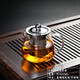 Japan imported high-quality glass teapot filter tea set household tea set thickened heat-resistant glass P025-(single pot) 400ml