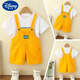 Disney (DISNEY) Children's Street Blowing Overalls Summer New Style Baby Girl Shorts Boys Small Middle Children's Cropped Pants Boys and Girls' Slings Yellow Strap Shorts Size 100 Size Suitable for about 90cm