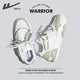 Huili men's shoes men's 2024 spring new fashionable versatile niche high-end thick-soled high-end sports and casual shoes white and green-687 37