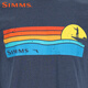 
SIMMS new American SIMMS spring and summer short-sleeved T-shirt men's breathable and comfortable versatile Luye fishing suit T-shirt top imported 13781 short-sleeved/blue S