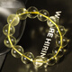 
MathDeray crystal Golden Libyan meteorite bracelet Meteorite rough stone Natural crystal meteorite round bead waist chain TF679#12mm Libyan gold meteorite