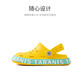 Tylanis Sommer Neue Männer und Frauen Kinder Home English Serie Strand Schuhe Sandalen weiche Sohle -Loch -Schuhe gelb 29 Innere Länge 18,5 cm