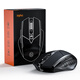 Infiq (INPHIC) F1S wireless mouse rechargeable ergonomic office portable light voice laptop desktop gaming universal 2.4g PM6 black