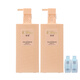 Zhixin N9 Jiude erfrischende und glatte Shampoo Instant Silky Essence Cream Conditioner Haarmaske Set 728ml Jiude Seidenweiche Essence Cream 2 Flaschen + Reisepaket 2 Stück