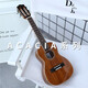 Leho美国LEHO贝壳尤克里里Ukulele全单板成人儿童夏威夷乌克丽丽吉他 LHUC-AKG 23寸 C型全单尤克里里