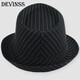 Devinss Topper Hat pour hommes et femmes peut être porté en toutes saisons. Petit chapeau topper décontracté et chapeau à la mode noir