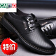 
CARTELO 2025 summer new men's hollow leather shoes breathable leather sandals casual soft sole summer middle-aged and middle-aged 983 brown hollow style 41
