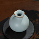Qingdan Ru Kiln tea pet ornaments hand-held porcelain Jingdezhen fully handmade small pomegranate small pomegranate
