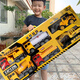 Baolexing children's toys 3-6 year old boy Christmas gift large engineering vehicle inertial excavator crane car model