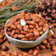 Lingu Senyuan Northeast Open Pine Nuts Net Weight Original Red Pine Nuts Snacks Nuts Bulk 1050 Grains/2Jin[Jin equals 0.5 kg] Big Fruit