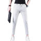 KuRenTou pants men's summer nine-point pants men's casual pants Korean style trendy slim fit small feet 2025 new 9-point men's pants CJ9905 dark gray 28