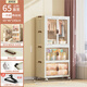 Xingyou free installation baby wardrobe baby storage children's wardrobe clothes sorting box plastic household snack storage cabinet 65CM wide surface - 1-layer wardrobe + 2-layer storage box