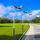 Xinguangda Farola Solar Poste De Luz De Calle Al Aire Libre Juego Completo Nuevo Poste Telefónico Rural Iluminación Solar De Alta Potencia 6 Metros Solar 6 Metros 300 Vatios Juego Completo