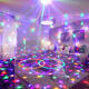 Ziyingcha KTV colored lights, colorful lights, household rotating KTV colored lights, colorful magic ball stage lights, flash lights, spotlights, rotating seven