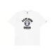 AAPE Hong Kong Trendy Brand Frühling und Sommer Ape Schönheitskunst Camouflage Pac-Man Print Loose Version Round Hals kurzärärmiges Paar T-Shirt 686 White XL Empfohlenes Gewicht 140-160 Jin [Jin entspricht 0,5 kg]