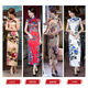 Zhidoudu Cheongsam Retro Noble Style chinois Long 2023 Nouvelle République chinoise de Chine République de Chine Costume de spectacle à ajustement mince 6625 2xl taille petite taille unique