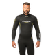 CRESSI FAST diving suit for men and women one-piece professional deep diving lung free diving swimsuit diving swimsuit women's wet suit 357MM men's 5MM S