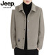 Jeep Spirit Woolen Chaqueta para el otoño de los hombres y el invierno corta de lana de doble lana de doble cara para la chaqueta de plumón engrosada de invierno para la chaqueta de tweed de los hombres nym de doble cara [sin revestimiento interno] M recomendado 115 Jin [Jin iguala 0.5 kg]