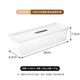 Baijie Noodle Storage Box Fresh Cake Kitchen Grain Noodle Storage Tank Food-grade Sealed Can Rectangular 2 Pack