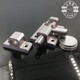 Niedun aluminum alloy door latch door latch door buckle anti-theft latch lock thickened bathroom wooden door latch door latch door pin customization Aluminum alloy latch-brushed version silver (3 inches)