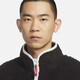 Nike (Nike) Site officiel Ship Store Men's Summer Fleecece Windproofing Warm Casual Wear Using Loose Stand Collar Veste Sportswear FZ6194-010 Black New Year Model 2xl (185 / 100A)
