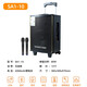 Songchuan International SA1 outdoor audio square dance high-power high-volume wooden mobile portable trolley Bluetooth subwoofer karaoke speaker with microphone store stall selling amplification SA1-10 inch square dance speaker + 1 wireless microphone