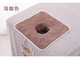Towel for Moran Noel massage bed. Beauty salon with hole lying towel. Massage bed towel with hole. Curtain cushion. Light brown color. 35*35 with hole.
