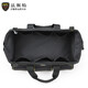FASITE electrician tool bag shoulder bag portable canvas multi-functional repair and installation large-capacity storage bag black 16 inches