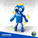 
Chen Zhiche 756 rainbow friends building blocks assembled rainbowfriends boy monster toy 757 green 376 particles