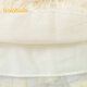 Balabala children's clothing children's skirt baby skirt girls short skirt stylish red mesh tutu skirt egg yolk mochi-00311 100cm