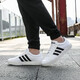阿迪达斯 （adidas）男鞋2025秋冬夏低帮运动鞋休闲鞋轻便透气篮球鞋板鞋小白鞋AW3889 AW3889/经典款 44
