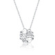 Mengjinyuan PT950 platinum pendant platinum four-leaf clover love pendant design pendant birthday heart-beating four-leaf clover - about 2.95g