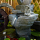 Quanyun Rockery Wasserfall zirkulierende Wasserlandschaft Yuchi Villa Courtyard Garden Terrasse Balkon Outdoor Landschaft Dekoration Ornamente [Radius 148155 cm hoch] -9039+5010