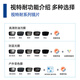 
Zeiss lenses produced by myopia glasses eyebrow line frame half frame can be matched with astigmatism and anti-blue light female ultra-light titanium frame men [titanium eyebrow line] V9901 black and silver C2 Zeiss's Vitna 1.56 high-definition lens