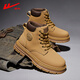 
Huili Martin boots men's shoes new summer British style shoes men's couples work boots outdoor yellow boots hiking boots camel color [add a pair of insoles] 40
