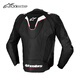 Alpinestars MISSILE V3 a星摩托车皮衣骑行服机车服防摔骑行皮夹克 黑红荧光暗红1365 56