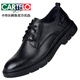 
CARTELO high-end men's shoes casual leather shoes for men in summer breathable head layer cowhide lace-up thin leather shoes for men's genuine leather soft sole spring and autumn foot cover 6218 genuine leather four-season shoes 38