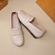 
Kanglibi genuine leather soft sole mother shoes single shoes middle-aged and old comfortable and not tired leather shoes middle-aged and old young and non-slip women's shoes spring and autumn style 671 single shoes off white super soft mother shoes 38