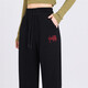 
Sailifu Extended version tall gray sports pants for women in autumn and winter casual pants for velvet thickened legs straight long trousers black extended single pants 9903 XXL (recommended 145 Jin [Jin equals 0.5 kg])